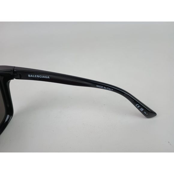 Balenciaga BB0150S 001 Black Grey 58mm Women\'s Butterfly Logo Sunglasses main image 4